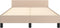 vidaXL - Bedframe - met - hoofdeinde - zonder - matras - Cappuccino - 120x200 - cm