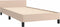 vidaXL - Bedframe - met - hoofdeinde - zonder - matras - Cappuccino - 90x200 - cm