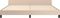 vidaXL - Bedframe - met - hoofdeinde - zonder - matras - Cappuccino - 200x200 - cm