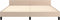 vidaXL - Bedframe - met - hoofdeinde - zonder - matras - Cappuccino - 160x200 - cm