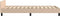 vidaXL - Bedframe - met - hoofdeinde - zonder - matras - Cappuccino - 90x190 - cm