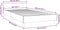 vidaXL - Bedframe - met - hoofdeinde - zonder - matras - Cappuccino - 100x200 - cm