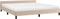 vidaXL - Bedframe - met - hoofdeinde - zonder - matras - Cappuccino - 160x200 - cm