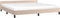 vidaXL - Bedframe - met - hoofdeinde - zonder - matras - Cappuccino - 200x200 - cm