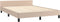 vidaXL - Bedframe - met - hoofdeinde - zonder - matras - Cappuccino - 140x190 - cm