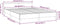 vidaXL - Bedframe - met - hoofdeinde - zonder - matras - Cappuccino - 140x190 - cm