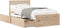 vidaXL - Bedframe - met - lades - 100x200 - cm - massief - grenenhout