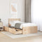 vidaXL - Bedframe - met - lades - 100x200 - cm - massief - grenenhout