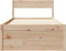 vidaXL - Bedframe - met - lades - 100x200 - cm - massief - grenenhout