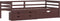 vidaXL - Bedframe - met - lades - en - kast - grenenhout - donkerbruin - 90x200 - cm
