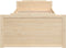 vidaXL - Bedframe - met - lades - massief - grenenhout - 90x200 - cm