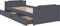 vidaXL - Bedframe - met - lades - massief - grenenhout - donkergrijs - 90x200 - cm