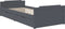 vidaXL - Bedframe - met - lades - massief - grenenhout - donkergrijs - 90x200 - cm