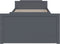 vidaXL - Bedframe - met - lades - massief - grenenhout - donkergrijs - 90x200 - cm