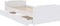 vidaXL - Bedframe - met - lades - massief - grenenhout - wit - 90x200 - cm