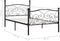 vidaXL - Bedframe - met - lattenbodem - metaal - wit - 120x200 - cm