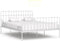 vidaXL - Bedframe - met - lattenbodem - metaal - wit - 200x200 - cm