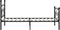 vidaXL - Bedframe - met - lattenbodem - metaal - zwart - 100x200 - cm