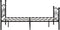 vidaXL - Bedframe - met - lattenbodem - metaal - zwart - 160x200 - cm