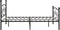 vidaXL - Bedframe - met - lattenbodem - metaal - zwart - 180x200 - cm