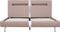 vidaXL - Bedframe - met - LED - kunstleer - cappuccino - 120x200 - cm