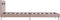 vidaXL - Bedframe - met - LED - kunstleer - cappuccino - 90x200 - cm