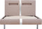 vidaXL - Bedframe - met - LED - kunstleer - cappuccino - 90x200 - cm