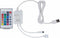 vidaXL - Bedframe - met - LED - kunstleer - grijs - 100x200 - cm