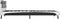 vidaXL - Bedframe - met - LED - kunstleer - grijs - 140x200 - cm