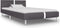 vidaXL - Bedframe - met - LED - kunstleer - grijs - 90x200 - cm