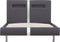 vidaXL - Bedframe - met - LED - kunstleer - grijs - 90x200 - cm