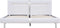 vidaXL - Bedframe - met - LED - kunstleer - wit - 180x200 - cm