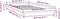 vidaXL - Bedframe - met - LED - massief - grenenhout - wasbruin - 90x190 - cm