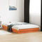 vidaXL - Bedframe - met - LED - massief - grenenhout - wasbruin - 120x190 - cm
