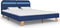 vidaXL - Bedframe - met - LED - stof - blauw - 180x200 - cm