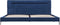 vidaXL - Bedframe - met - LED - stof - blauw - 180x200 - cm