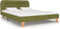 vidaXL - Bedframe - met - LED - stof - groen - 140x200 - cm