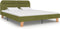 vidaXL - Bedframe - met - LED - stof - groen - 160x200 - cm