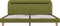 vidaXL - Bedframe - met - LED - stof - groen - 160x200 - cm
