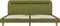 vidaXL - Bedframe - met - LED - stof - groen - 180x200 - cm