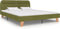 vidaXL - Bedframe - met - LED - stof - groen - 180x200 - cm