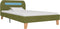 vidaXL - Bedframe - met - LED - stof - groen - 90x200 - cm