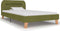 vidaXL - Bedframe - met - LED - stof - groen - 90x200 - cm