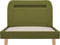 vidaXL - Bedframe - met - LED - stof - groen - 90x200 - cm
