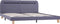 vidaXL - Bedframe - met - LED - stof - lichtgrijs - 160x200 - cm