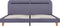 vidaXL - Bedframe - met - LED - stof - lichtgrijs - 160x200 - cm