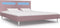 vidaXL - Bedframe - met - LED - stof - roze - 180x200 - cm