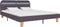 vidaXL - Bedframe - met - LED - stof - taupe - 180x200 - cm