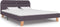 vidaXL - Bedframe - met - LED - stof - taupe - 180x200 - cm
