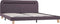 vidaXL - Bedframe - met - LED - stof - taupe - 180x200 - cm